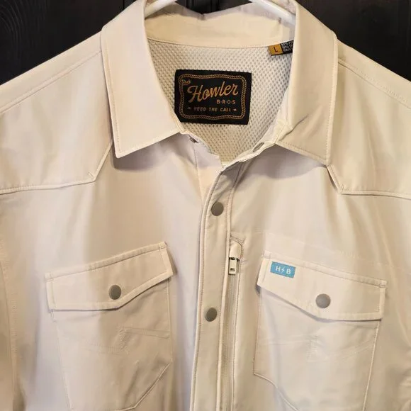 Howler Brothers - Emerger Tech SS - Cream - Picture 4 of 4